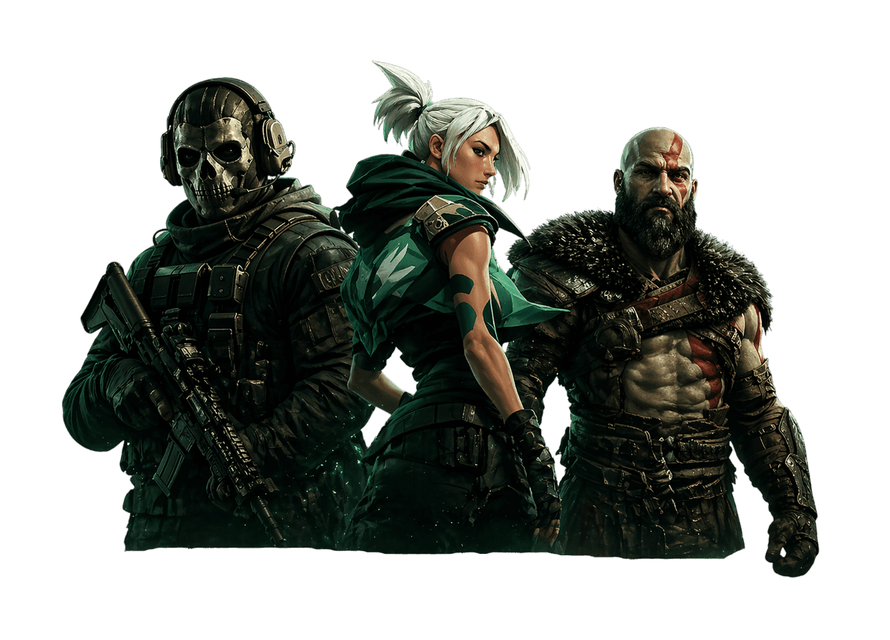 Featured game characters
